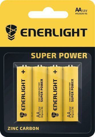 Батарейки ENERLIGHT Super Power AA BLI 4 (4 шт.) // 80060104 (93-916) 93-916 фото