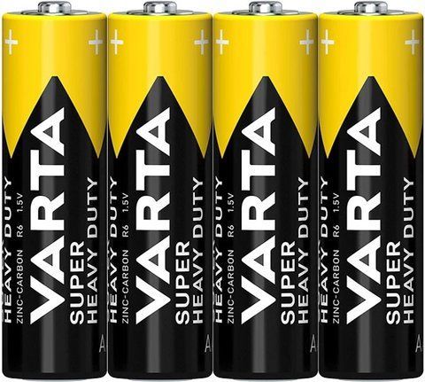 Батарейки VARTA SUPERLIFE AA FOL 4 HEAVY DUTY // 2006101304 (93-992) 93-992 фото