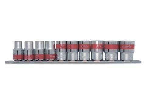 Набор универсальных торцевых головок 1/2", Spline, CrV, 10шт., 10-22 мм 135979 фото