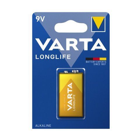 Батарейки VARTA LONGLIFE 6LR61 BLI 1 ALKALINEther 4122101411 (93-966) 93-966 фото
