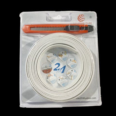 Стрічка бордюрна для ванних кімнат і кухні, 28 мм * 3 м Master Tape + ніж (01-728-28) 01-728-28 фото