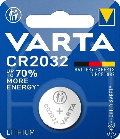 Батарейки VARTA CR 2032 BLI 1 LITHIUM\ 6032101401 (93-932) 93-932 фото