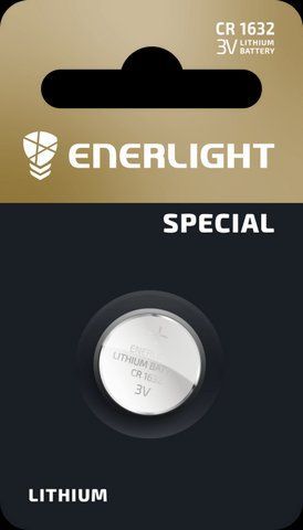 Батарейки ENERLIGHT LITHIUM CR 1632 BLI 1 // 76320101 (93-903) 93-903 фото