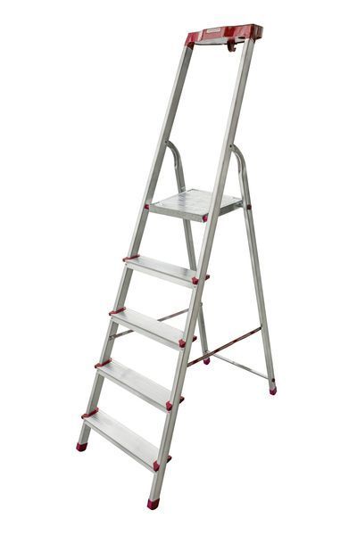 Стрем&rsquo;янка алюмінієва одностороння SCALA.TOP QUICKSTEP+ 5 сходинок 98-2105 фото